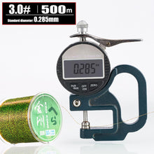 Load image into Gallery viewer, Super Durable 500M Fluorocarbon Monofilament Nylon Fishing Line 0.8-12#