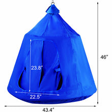 Load image into Gallery viewer, VEVOR Outdoor Hammock Swing Chair Tent With LED String Lights Children Play House - outdoorseverythingstore