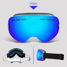 Load image into Gallery viewer, Winter Snow Sports Goggles with Anti-fog UV Protection for Men Women Youth Interchangeable Lens