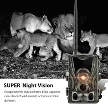 Load image into Gallery viewer, 2G MMS SMS SMTP Trail Wildlife Wireless Camera 16MP 1080P Night Vision Cellular HC801M