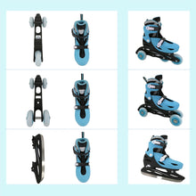 Load image into Gallery viewer, 2020 4 in 1 Adjustable Inline Kids Flashing Roller Skates Four