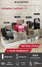 Load image into Gallery viewer, VicOptics Z1 1x23x34 Red Dot Hunting Riflescope 21mm 20mm Weaver Reflex Collimator Sight For Airsoft .223