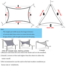 Load image into Gallery viewer, Waterproof Sun Shelter Sunshade Sail Awning Camping Garden Patio 40%OFF
