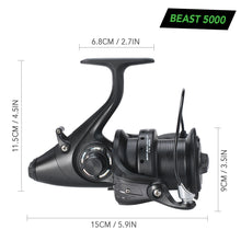 Load image into Gallery viewer, 12+1 BB Fishing Spinning Reel with Front Rear Double Drag Left Right Interchangeable