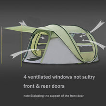 Load image into Gallery viewer, 5-8 People Fully Automatic Camping Tent Windproof Waterproof Automatic Pop-up - outdoorseverythingstore