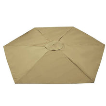 Load image into Gallery viewer, 2.7M/3M 6 Arm Garden Parasol Canopy Cover Waterproof Anti UV Outdoor Patio Awning No Bracket