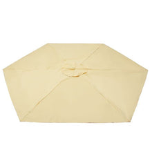 Load image into Gallery viewer, 2.7M/3M 6 Arm Garden Parasol Canopy Cover Waterproof Anti UV Outdoor Patio Awning No Bracket