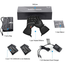 Load image into Gallery viewer, SAVIOR Winter Ski Heated Gloves Men Women Rechargeable Electric Battery