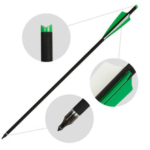 Load image into Gallery viewer, 20/22 Inch Carbon Crossbow Arrows with Diameter 8.8mm Outer-type Tips Crossbow Bolts 6 or 12pcs/Lot for Crossbow Hunting