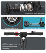 Load image into Gallery viewer, X9 Max Adult Electric Scooter 48V 550W Foldable Smart 100KM Long Distance 10inch