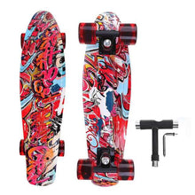Load image into Gallery viewer, 7 Layers 22inch Skateboard Cruiser Wheels With Led Light