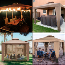 Load image into Gallery viewer, Multi-size outdoor pavilion canopy awning with net sandbag patio garden shade Tent