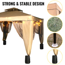 Load image into Gallery viewer, Multi-size outdoor pavilion canopy awning with net sandbag patio garden shade Tent