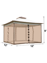 Load image into Gallery viewer, Multi-size outdoor pavilion canopy awning with net sandbag patio garden shade Tent