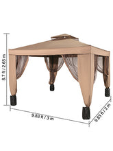 Load image into Gallery viewer, Multi-size outdoor pavilion canopy awning with net sandbag patio garden shade Tent