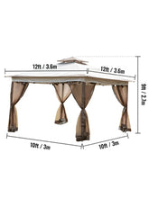 Load image into Gallery viewer, Multi-size outdoor pavilion canopy awning with net sandbag patio garden shade Tent