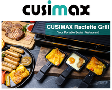 Load image into Gallery viewer, Electric Grill Table Portable 2 In 1 Reversible Non-stick Plate Crepe Maker with Adjustable Temperature Control and 8 Paddles