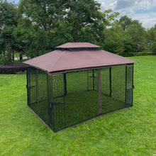 Load image into Gallery viewer, 13x10 feet outdoor pergola awning, with ventilated roof