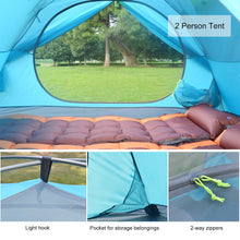 Load image into Gallery viewer, Fox Backpacking Camping Tent, Lightweight 1-3 Person Tent Double Layer Waterproof Portable Aluminum Poles
