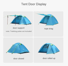 Load image into Gallery viewer, Fox Backpacking Camping Tent, Lightweight 1-3 Person Tent Double Layer Waterproof Portable Aluminum Poles
