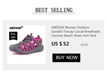 Load image into Gallery viewer, GRITION Outdoor Sandals 2021 Women Summer Comfort Sport Beach Shoes
