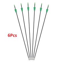 Load image into Gallery viewer, 6m Fibmerglass Arrows Spine for Recurve Compound Bows Outdoor Sport Archery Hunting Practice
