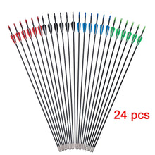 Load image into Gallery viewer, 6m Fibmerglass Arrows Spine for Recurve Compound Bows Outdoor Sport Archery Hunting Practice
