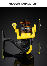 Load image into Gallery viewer, 12BB 12 Ball 1000-7000 Bearings Fishing Reels Super High Speed 5.2:1
