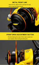 Load image into Gallery viewer, 12BB 12 Ball 1000-7000 Bearings Fishing Reels Super High Speed 5.2:1
