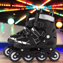 Load image into Gallery viewer, Unisex Indoor Outdoor Roller Children Tracer Adjustable Flash Wheel Inline Skate
