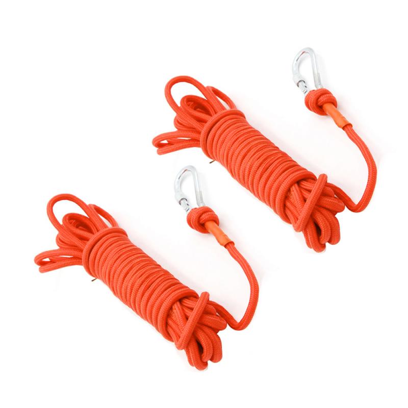 30M Climbing Cord Drowning Rescue Rope Outdoor Climbing Mountaineering Buckle Life Saving Rope