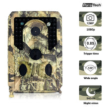 Load image into Gallery viewer, Outdoor Hunting HD Trail Camera 12MP New Wild Animal Detector Monitoring Infrared Cam Night Vision Photo Trap
