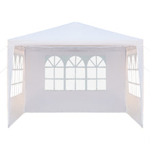 Load image into Gallery viewer, 3*3m Three Sides Waterproof Tent with Spiral Tubes White for Household Wedding camping, parking and other parties
