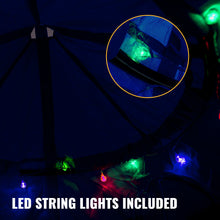 Load image into Gallery viewer, VEVOR Outdoor Hammock Swing Chair Tent With LED String Lights Children Play House - outdoorseverythingstore
