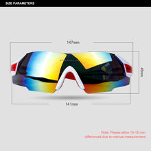 Load image into Gallery viewer, Men Outdoor Ski Snowboard Snowmobile Motocross Skating Sports Cycling Sunglasses
