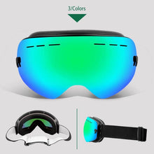 Load image into Gallery viewer, Winter Snow Sports Goggles with Anti-fog UV Protection for Men Women Youth Interchangeable Lens
