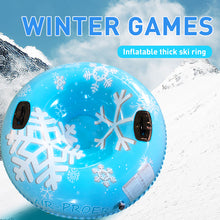 Load image into Gallery viewer, 2020 New Ski Ring Snow Tube Inflatable With Handle Circle Board PVC Toy
