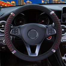 Load image into Gallery viewer, Bling Automobile Steering Wheel Cover For Diameter 37cm-39cm Pink Blue Red
