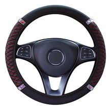 Load image into Gallery viewer, Bling Automobile Steering Wheel Cover For Diameter 37cm-39cm Pink Blue Red
