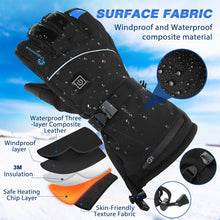 Load image into Gallery viewer, Electric Heated Gloves USB 2600mAh Rechargeable Battery Powered Hand Warmer Hunting Fishing Skiing Motorcycle Cycling US STOCK
