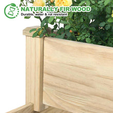 Load image into Gallery viewer, KINGSO 3 Tier Raised Garden Bed Outdoor Planter Box Wooden Vegetable/Flower/Herb Nursery
