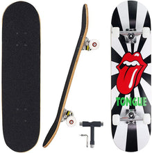 Load image into Gallery viewer, Pro Complete Skateboards for Beginners Adults Youths 7 Layers Deck Maple Wood Longboards
