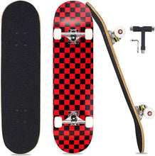 Load image into Gallery viewer, Pro Complete Skateboards for Beginners Adults Youths 7 Layers Deck Maple Wood Longboards
