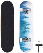 Load image into Gallery viewer, Pro Complete Skateboards for Beginners Adults Youths 7 Layers Deck Maple Wood Longboards
