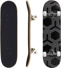 Load image into Gallery viewer, Pro Complete Skateboards for Beginners Adults Youths 7 Layers Deck Maple Wood Longboards
