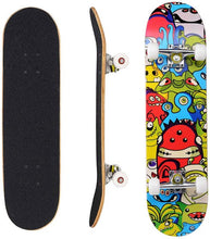 Load image into Gallery viewer, Pro Complete Skateboards for Beginners Adults Youths 7 Layers Deck Maple Wood Longboards
