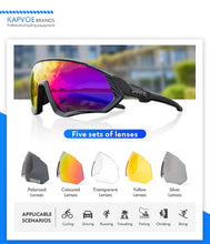 Load image into Gallery viewer, Riding Cycling Sunglasses Mtb Polarized Sports Cycling Glasses Goggles Bicycle Mountain Bike Glasses Men&#39;s Women Cycling Eyewear
