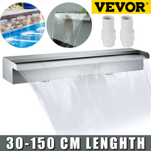 Load image into Gallery viewer, VEVOR Waterfall Pool Fountain Stainless Steel W/ Pipe Connector
