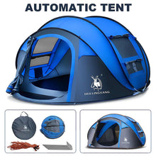 Load image into Gallery viewer, 5-8 People Fully Automatic Camping Tent Windproof Waterproof Automatic Pop-up - outdoorseverythingstore
