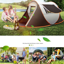 Load image into Gallery viewer, 5-8 People Fully Automatic Camping Tent Windproof Waterproof Automatic Pop-up - outdoorseverythingstore
